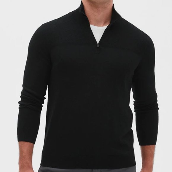 Banana Republic Other - Men's Banana Republic Premium Luxe Half Zip Sweater. Size Large